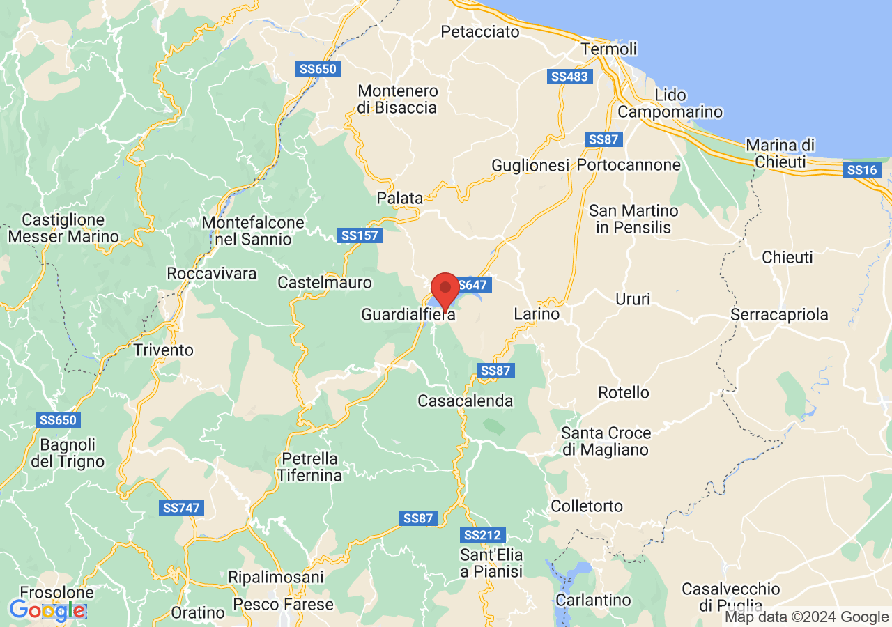 Mappa di Lago di Guardialfiera