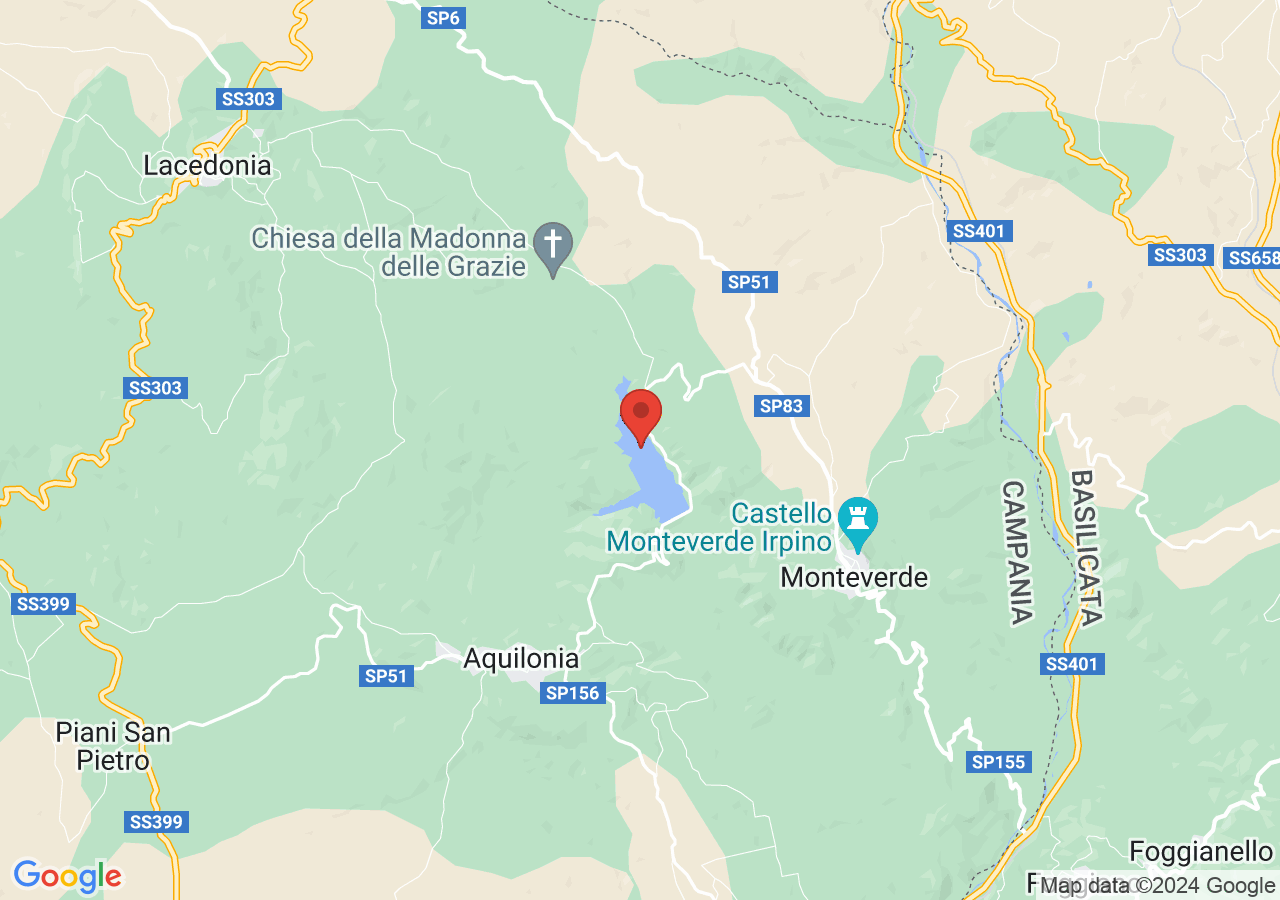 Mappa di Lago di San Pietro - Monteverde