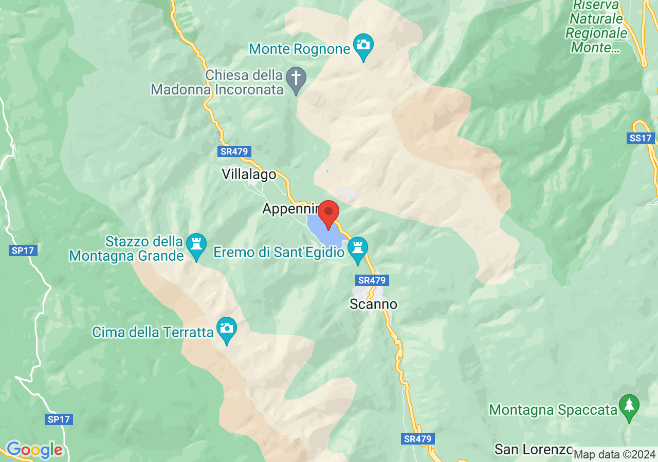Mappa di Lago di Scanno