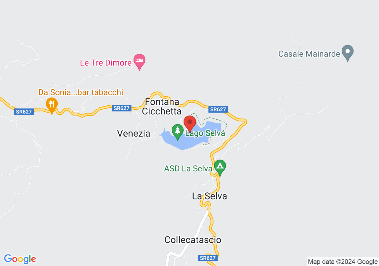 Mappa di Lago Selva