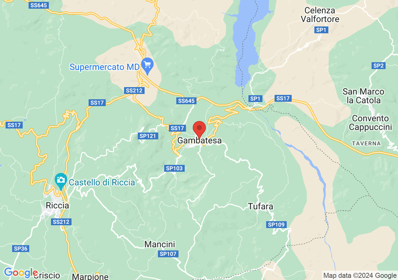 Mappa di I Maitunat