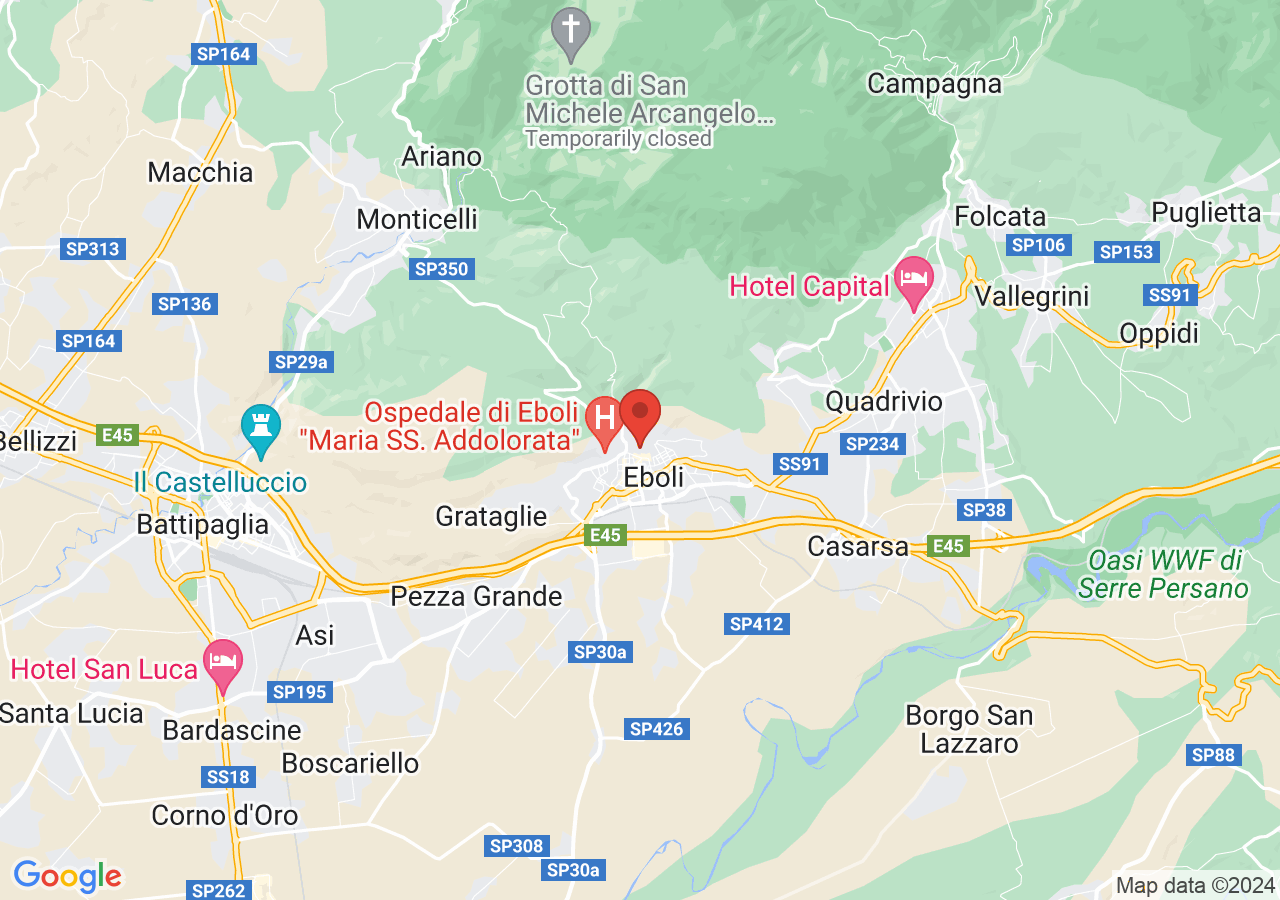 Mappa di ManEs Museo archeologico nazionale di Eboli