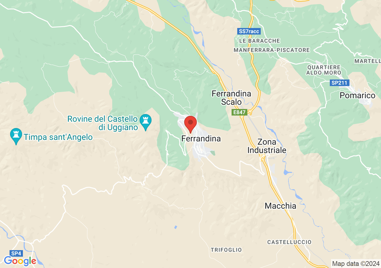 Mappa di Monastero di Santa Chiara e convento di San Domenico - Ferrandina