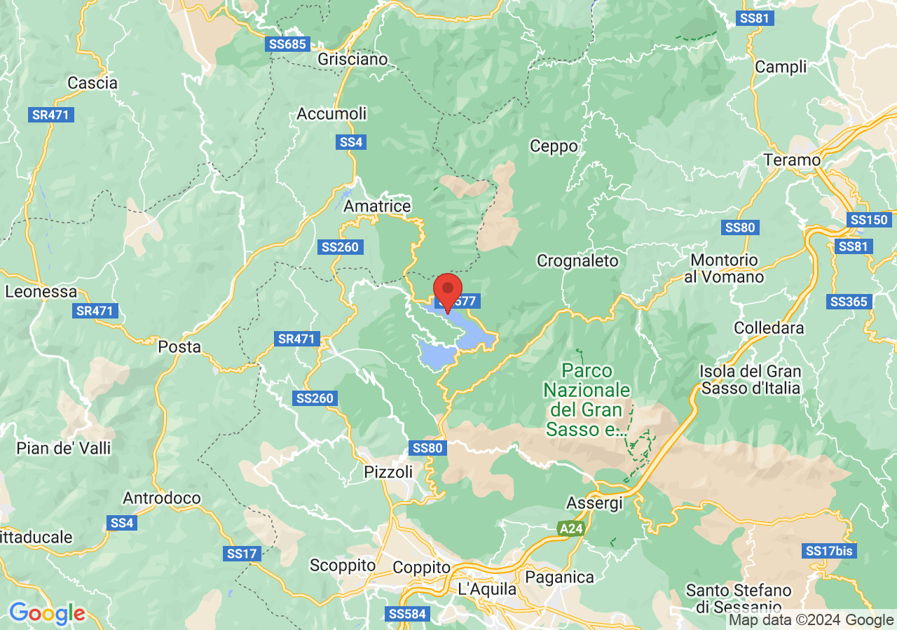 Mappa di Mortadella di Campotosto