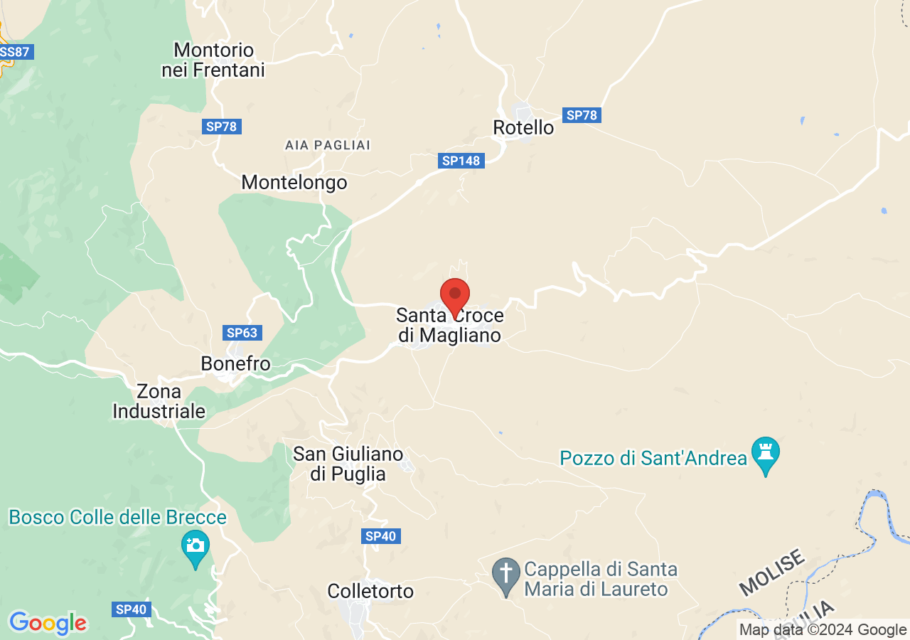 Mappa di Murales di Santa Croce di Magliano
