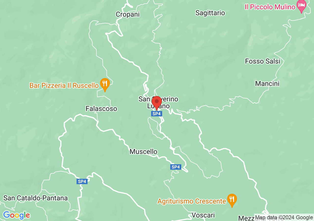 Mappa di Musei di San Severino Lucano