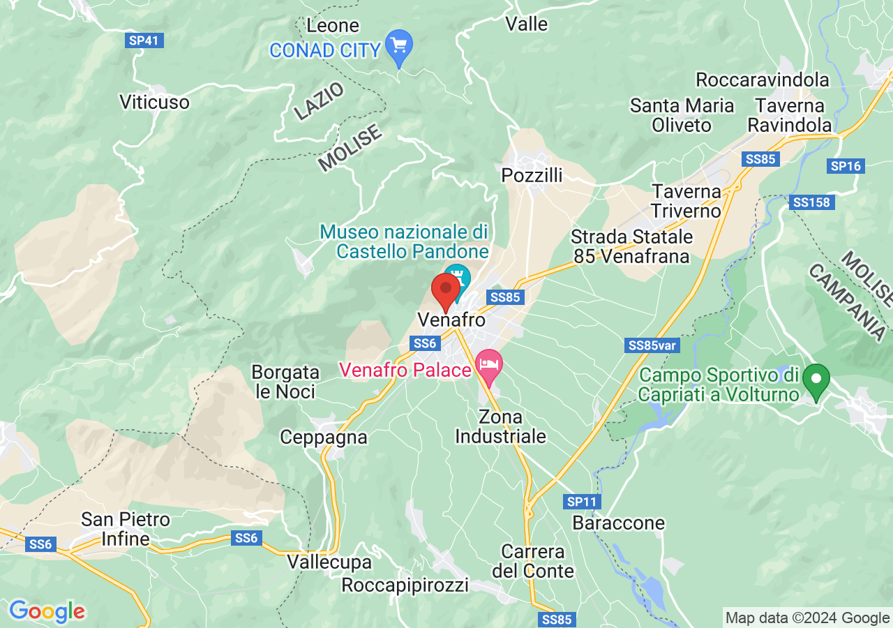 Mappa di Museo Archeologico di Venafro