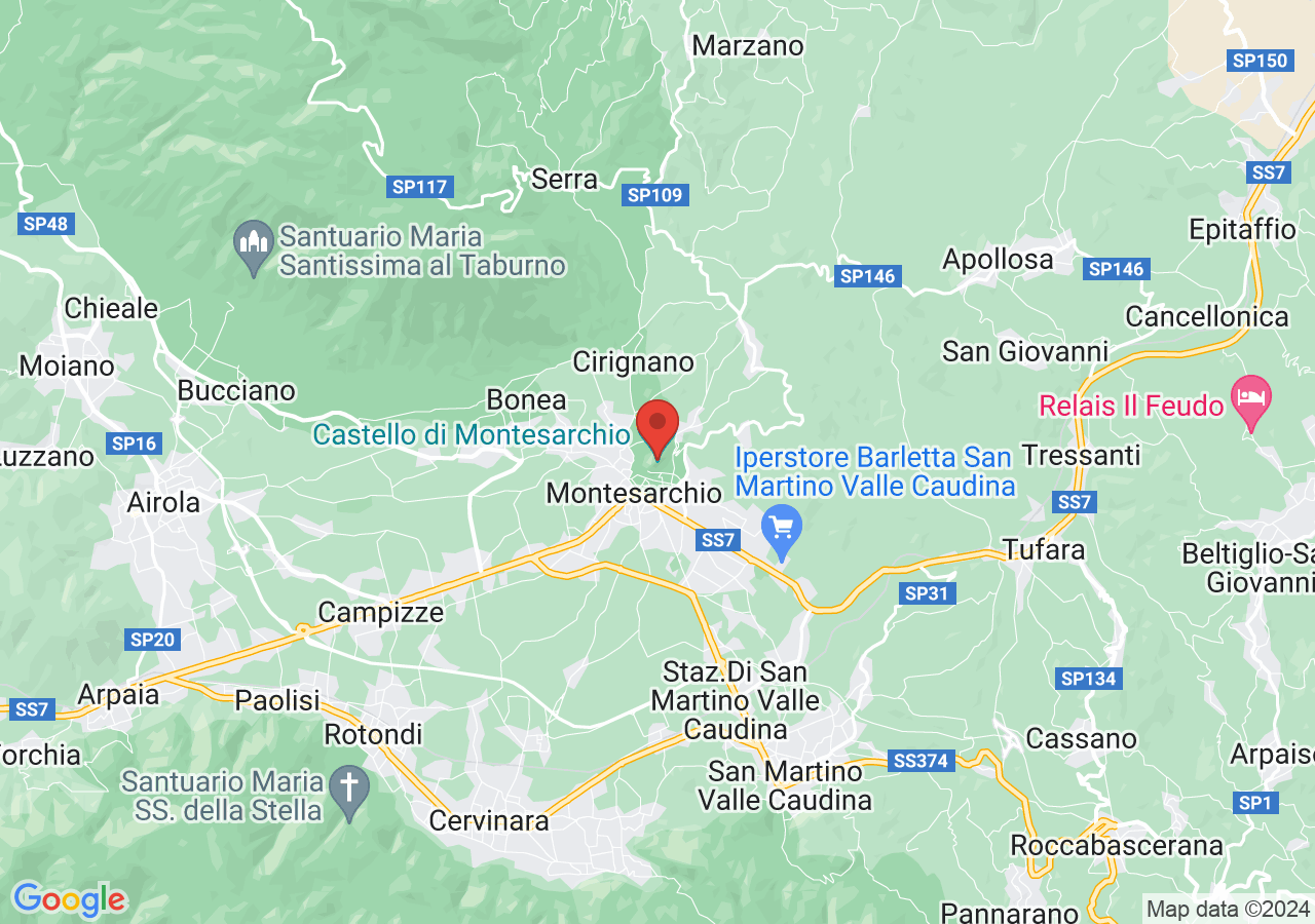 Mappa di Museo archeologico nazionale del Sannio Caudino