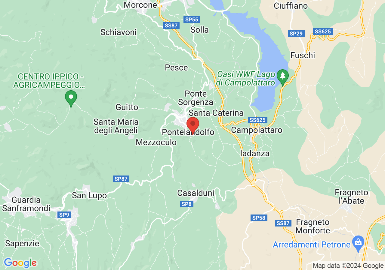 Mappa di Museo della Civiltà contadina di Pontelandolfo