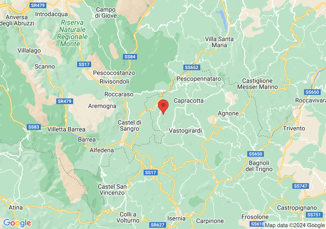 Mappa di Museo dell'Alto Molise