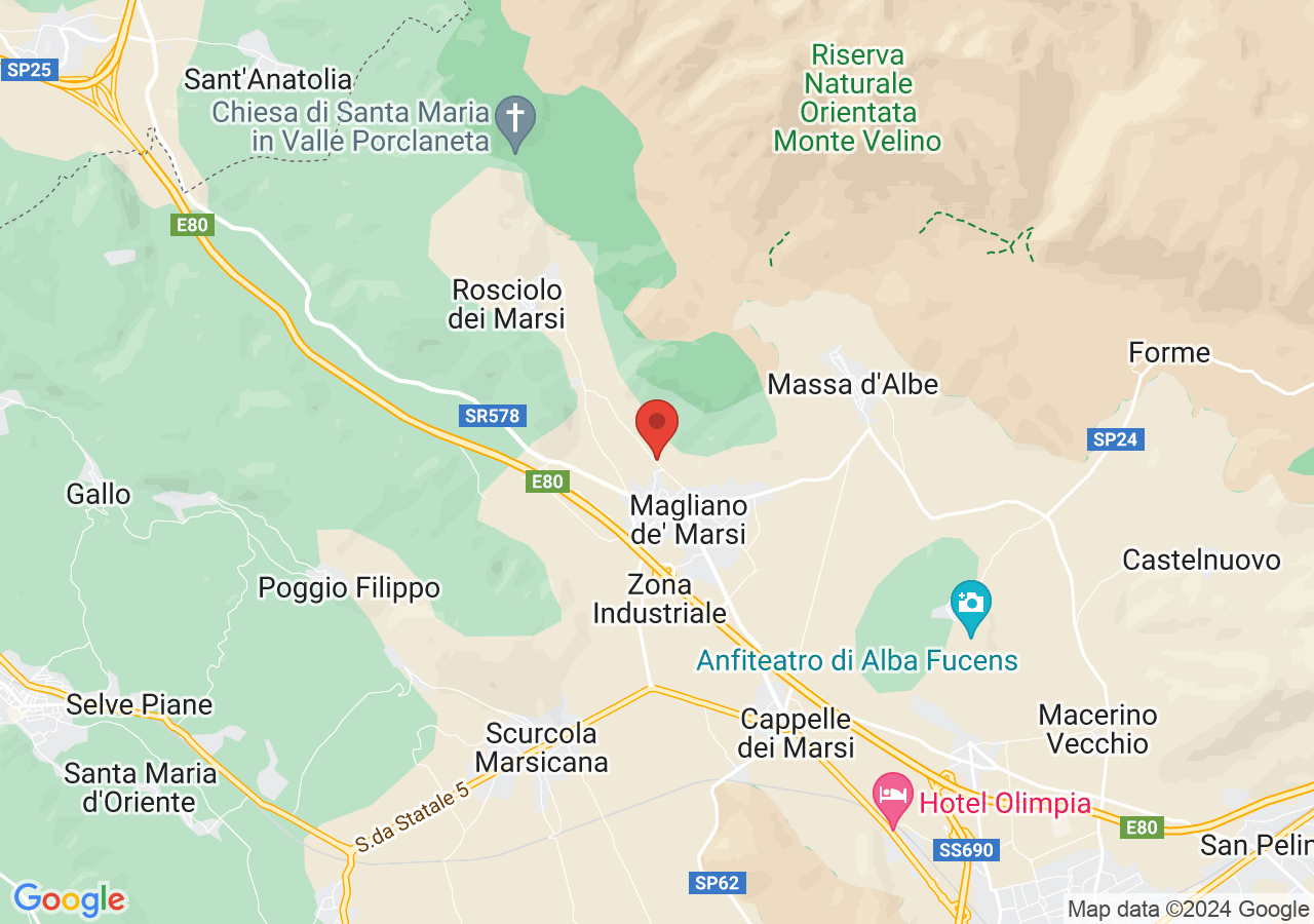 Mappa di Museo dell'Uomo e della Natura - Magliano de' Marsi