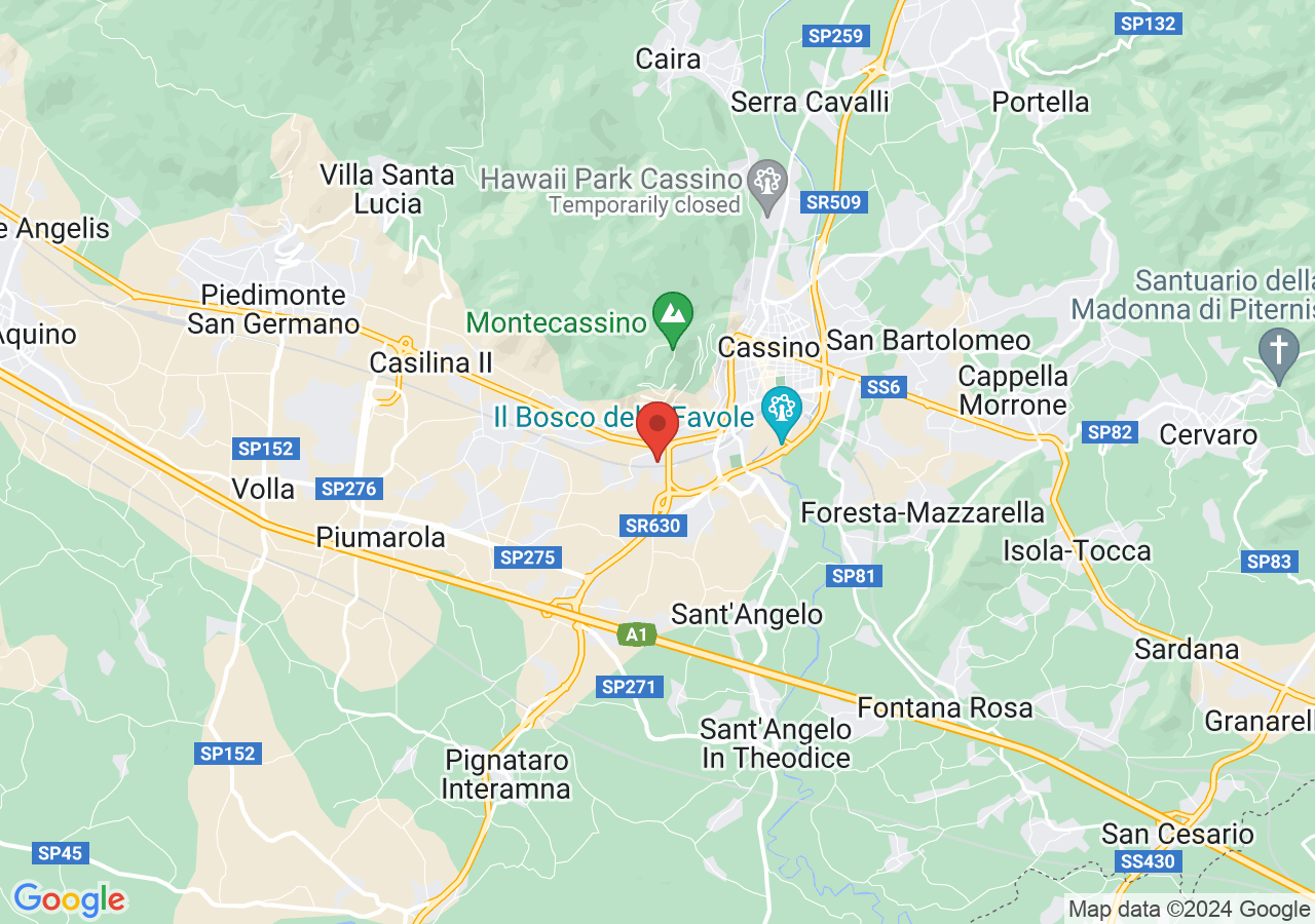Mappa di Museo di arte contemporanea di Cassino