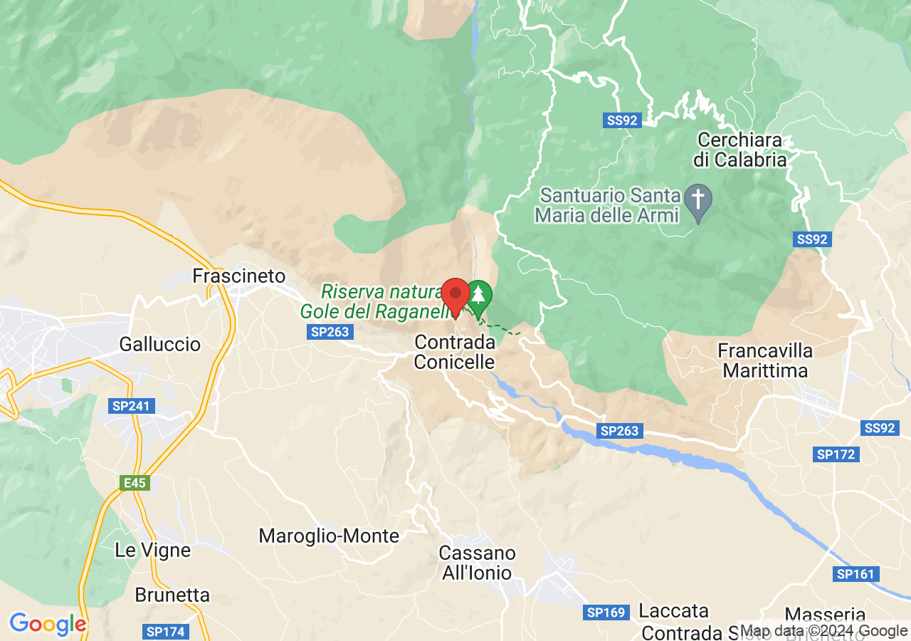 Mappa di Museo etnico Arbëresh - Civita