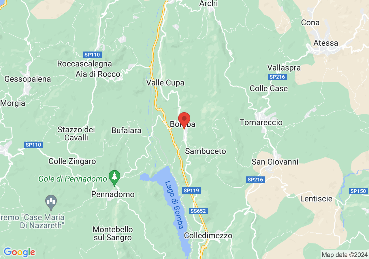 Mappa di Museo etnografico di Bomba