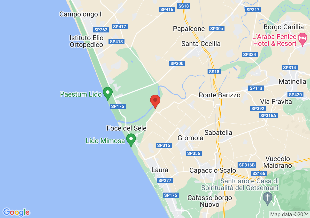 Mappa di Museo Narrante del Santuario di Hera Argiva