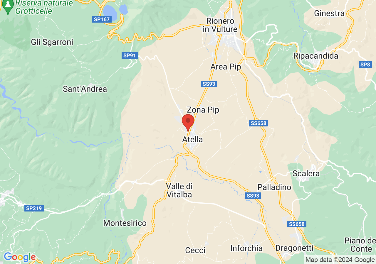 Mappa di Origini del Panettone ad Atella