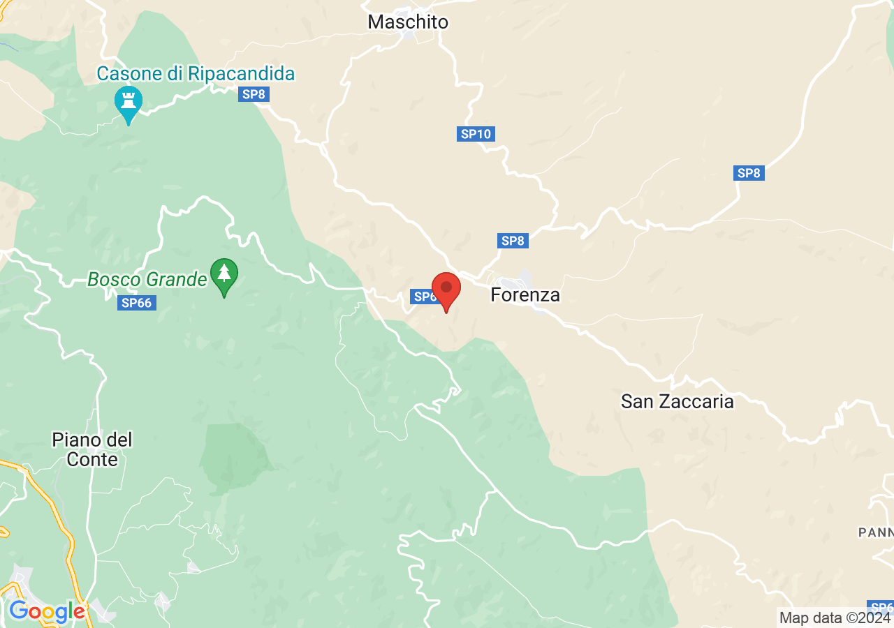 Mappa di Palmenti di Forenza
