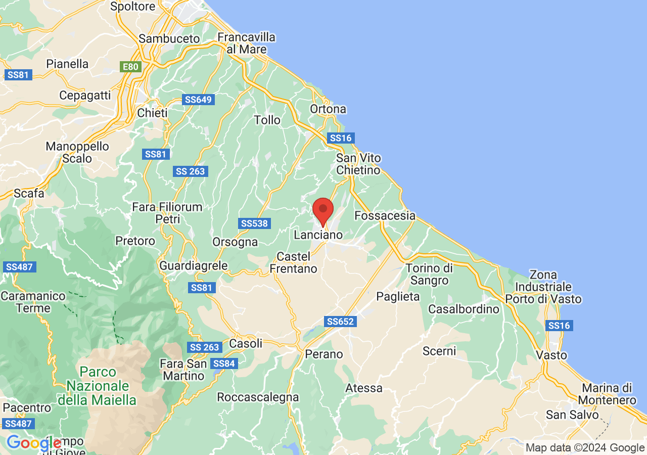 Mappa di Panarda