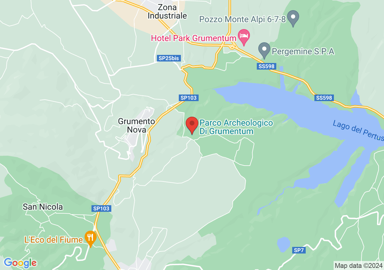 Mappa di Parco archeologico di Grumentum e Museo dell'Alta val d'Agri