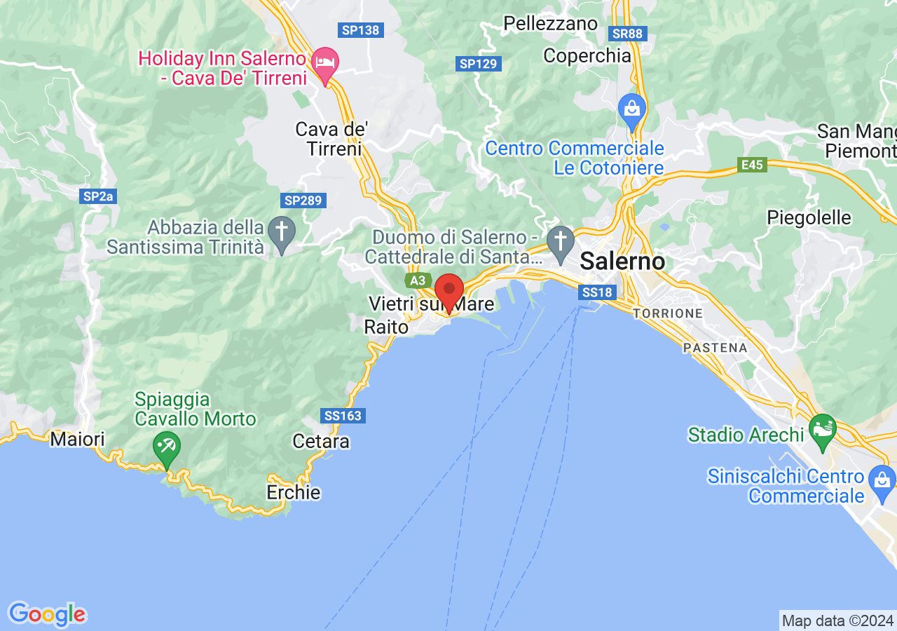 Mappa di Parco Croce - Vietri sul Mare