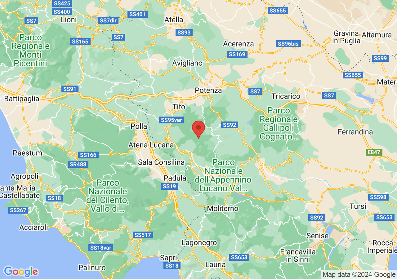 Mappa di Parco Fontana delle Brecce e Piana del Lago