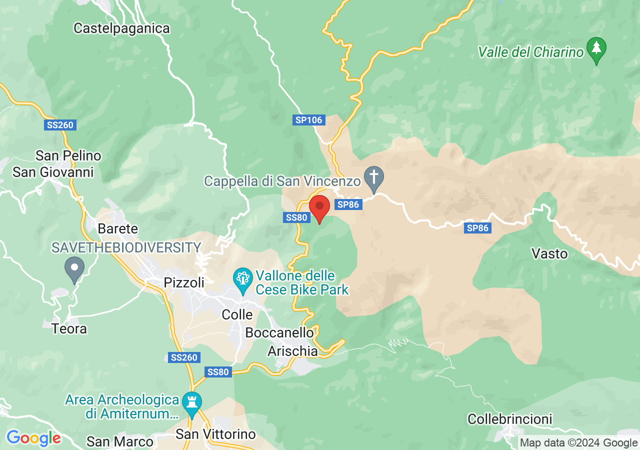 Mappa di Passo delle Capannelle