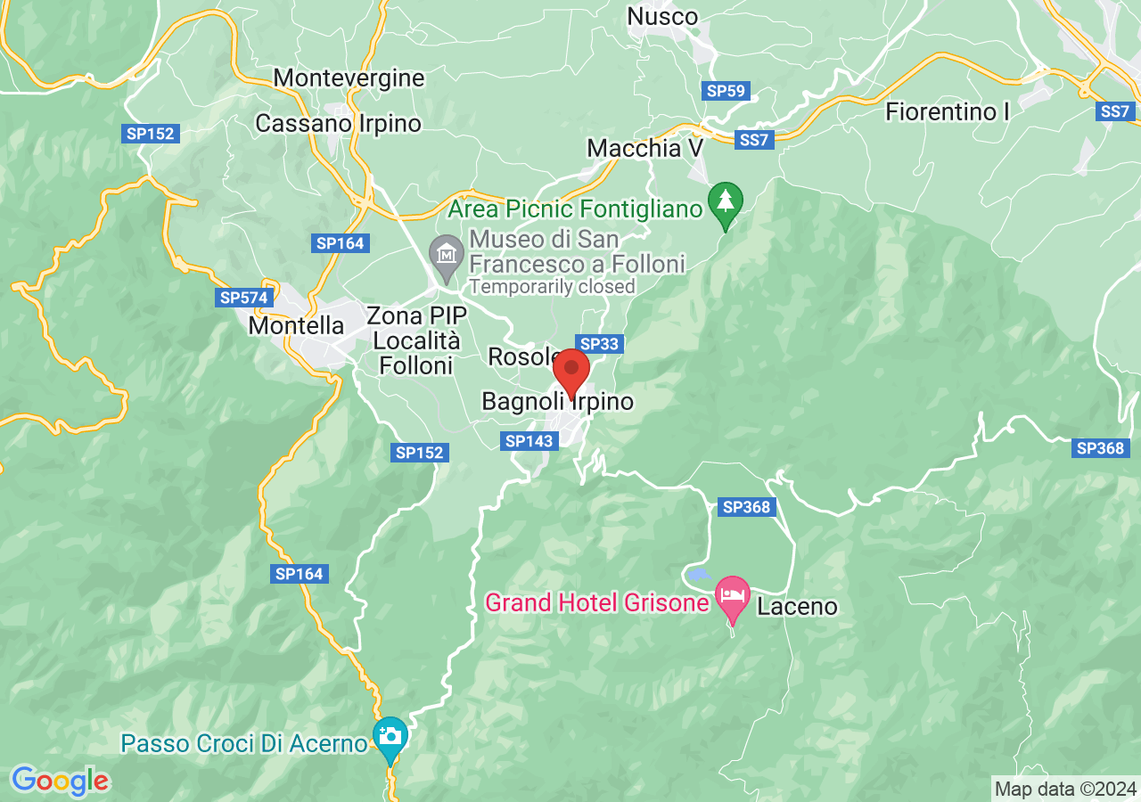 Mappa di Pecorino bagnolese - Bagnoli Irpino