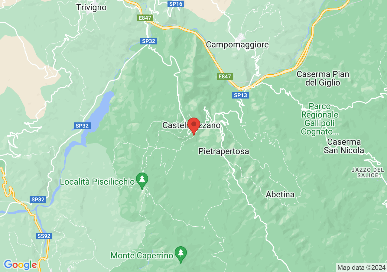 Mappa di Percorso delle Sette Pietre