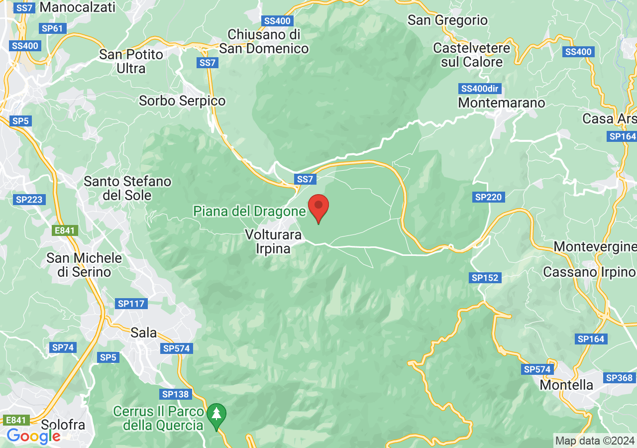 Mappa di Piana del Dragone