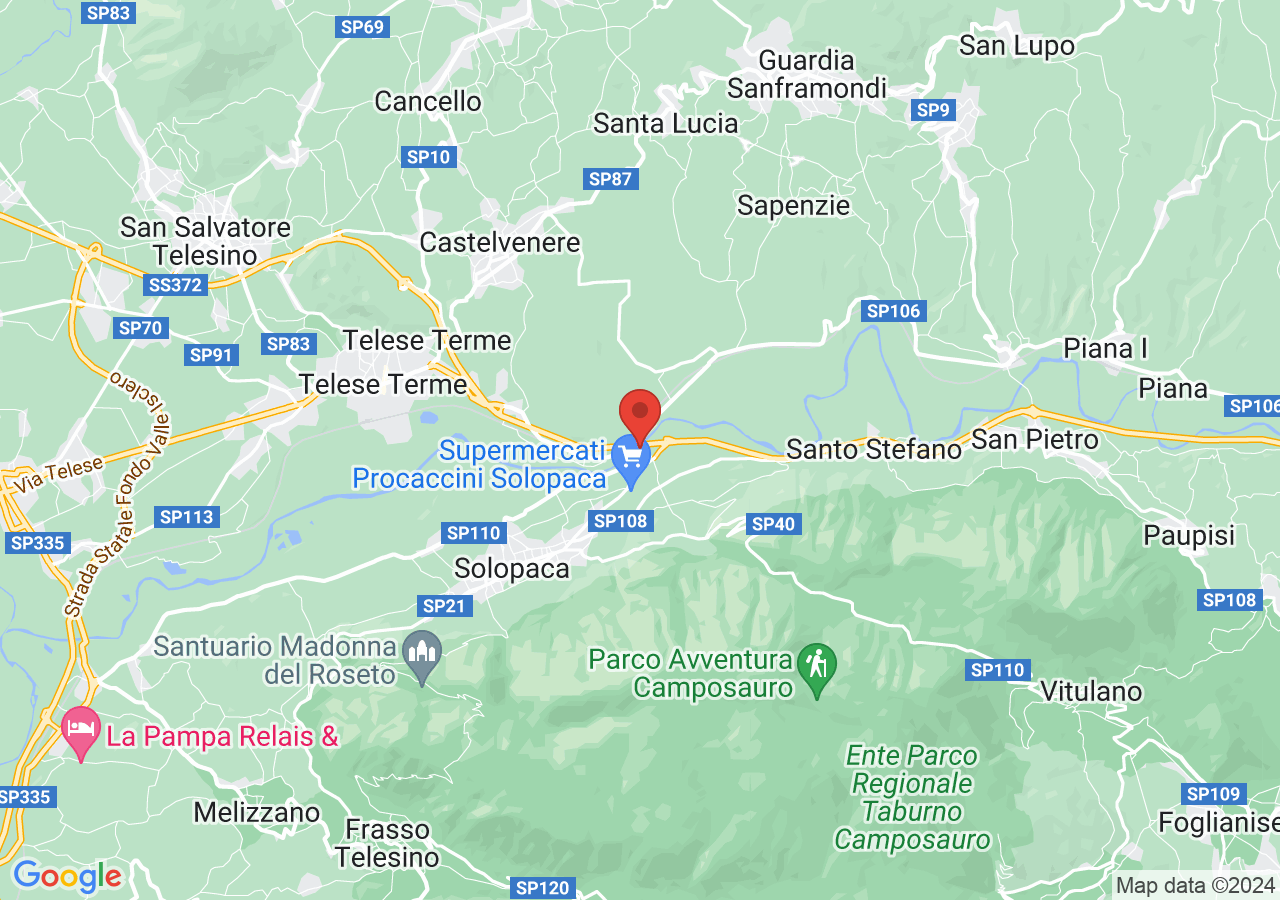 Mappa di Ponte Maria Cristina