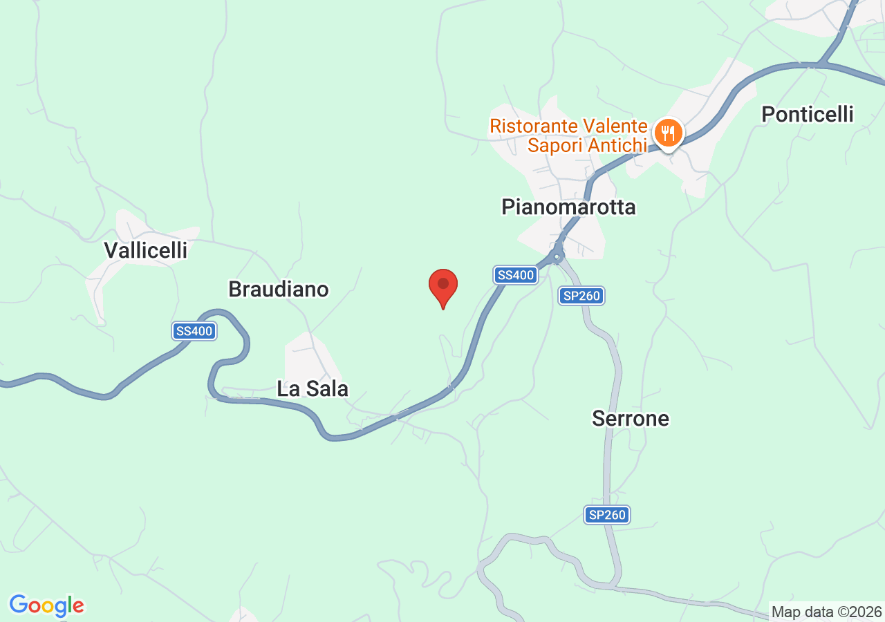 Mappa di Bosco di Girifalco a Torella dei Lombardi