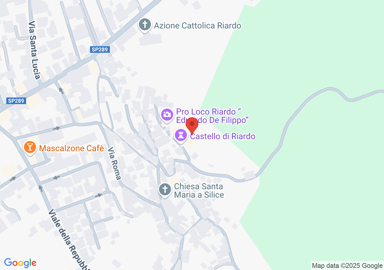 Mappa di Castello di Riardo