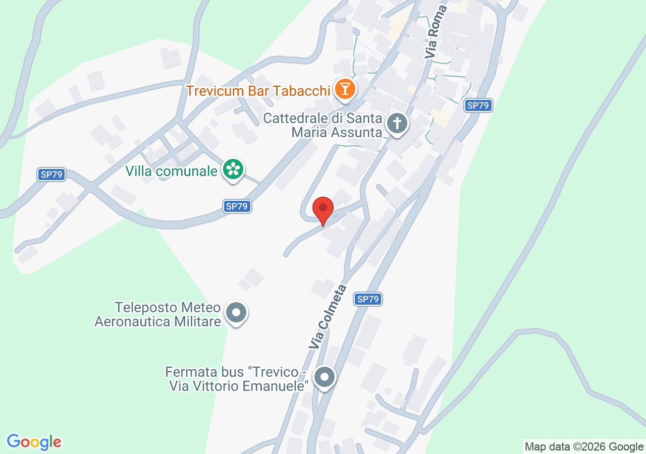Mappa di Castello di Trevico