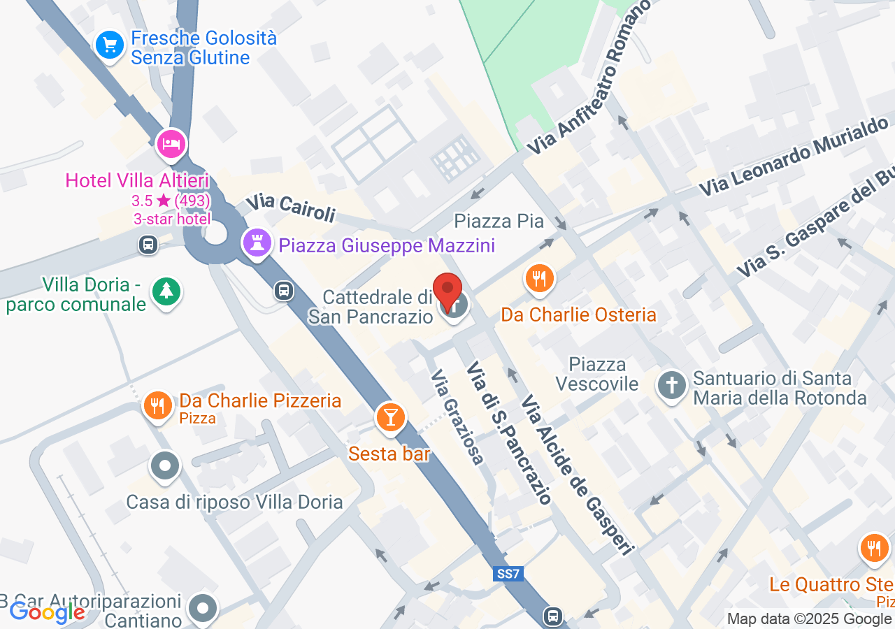 Mappa di Cattedrale di San Pancrazio
