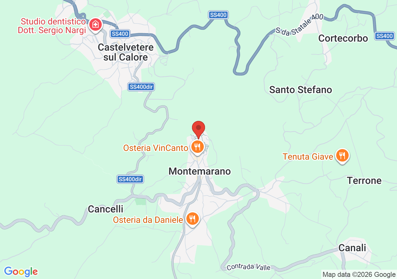Mappa di Chiesa di Santa Maria Assunta di Montemarano