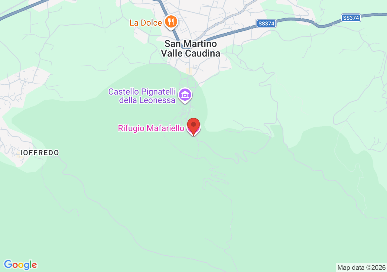 Mappa di Località Mafariello a San Martino Valle Caudina