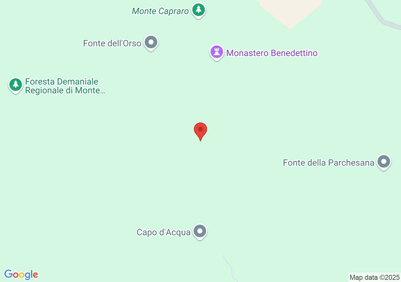 Mappa di Monte Campo e Monte Capraro