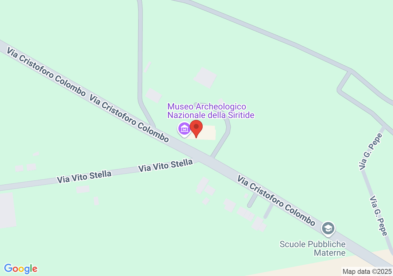 Mappa di Museo archeologico nazionale della Siritide