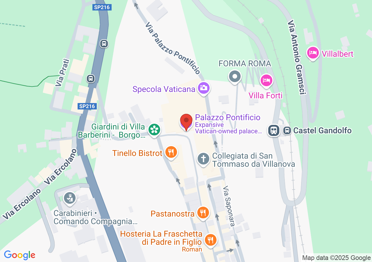 Mappa di Palazzo Pontificio