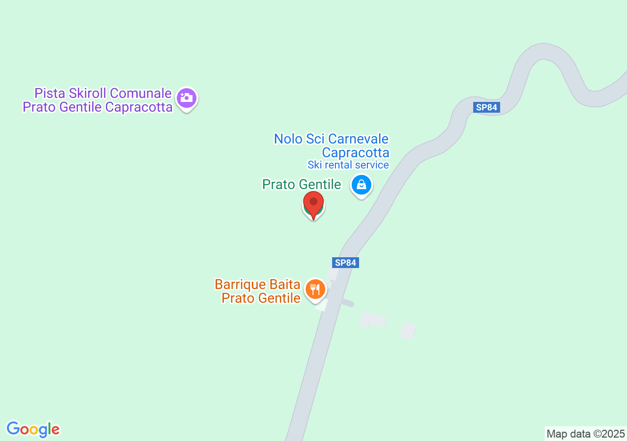 Mappa di Prato Gentile