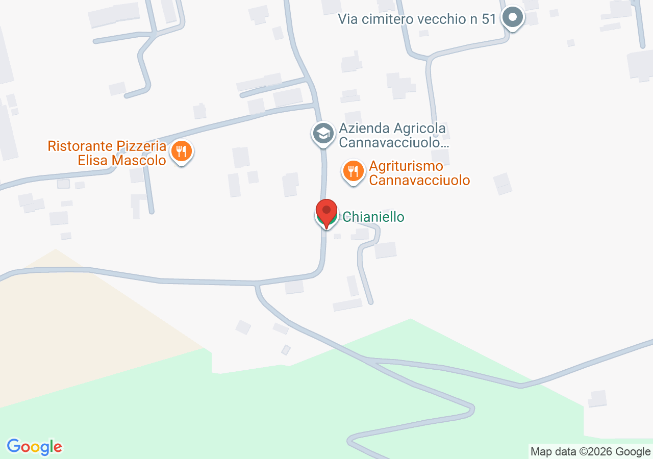 Mappa di Sentieri del Chianiello ad Angri