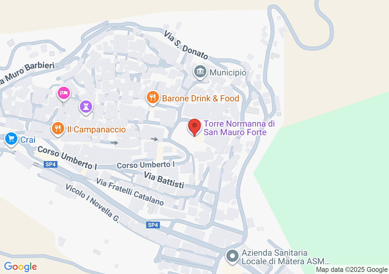 Mappa di Torre normanna di San Mauro Forte