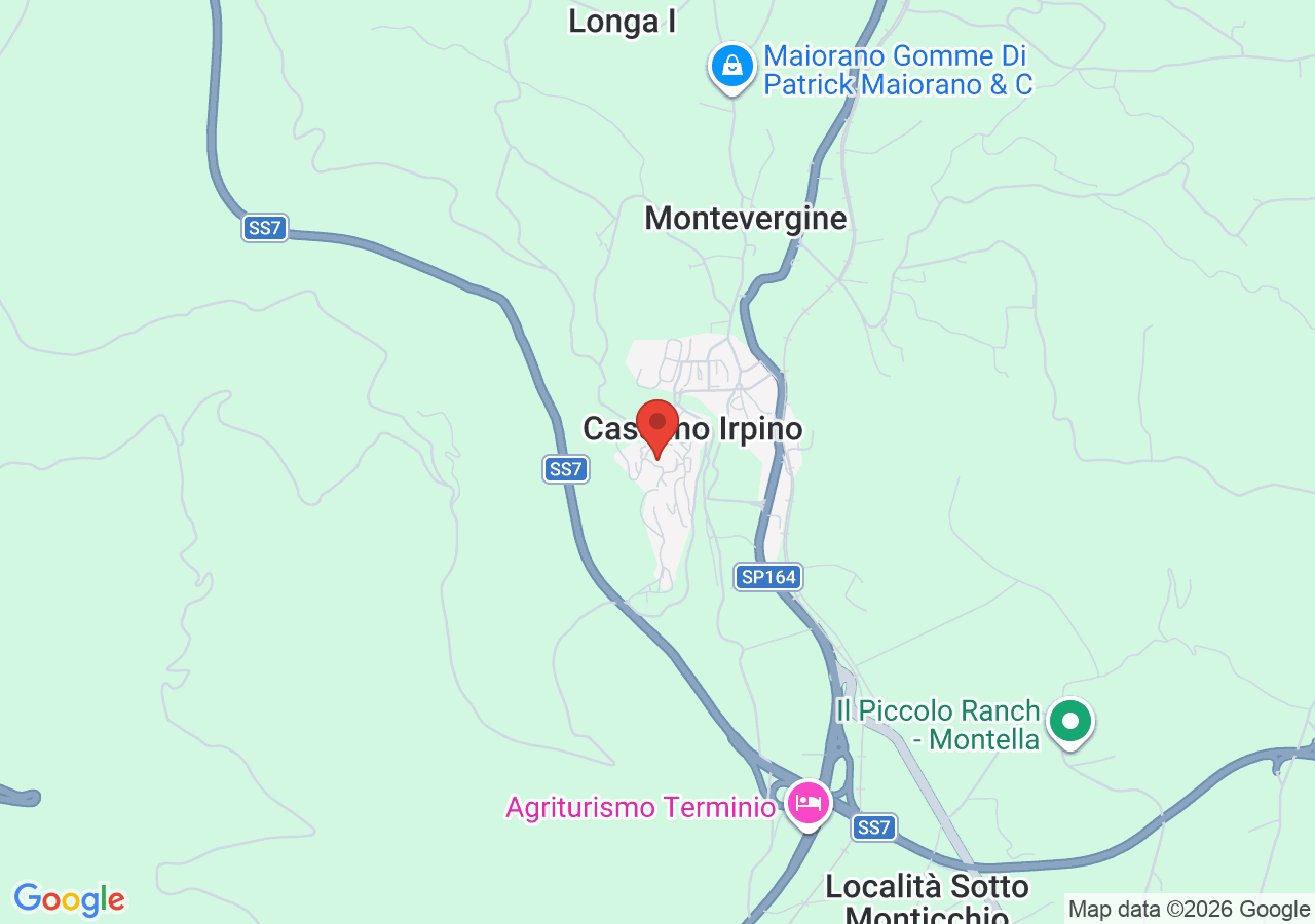Mappa di Castello di Cassano Irpino