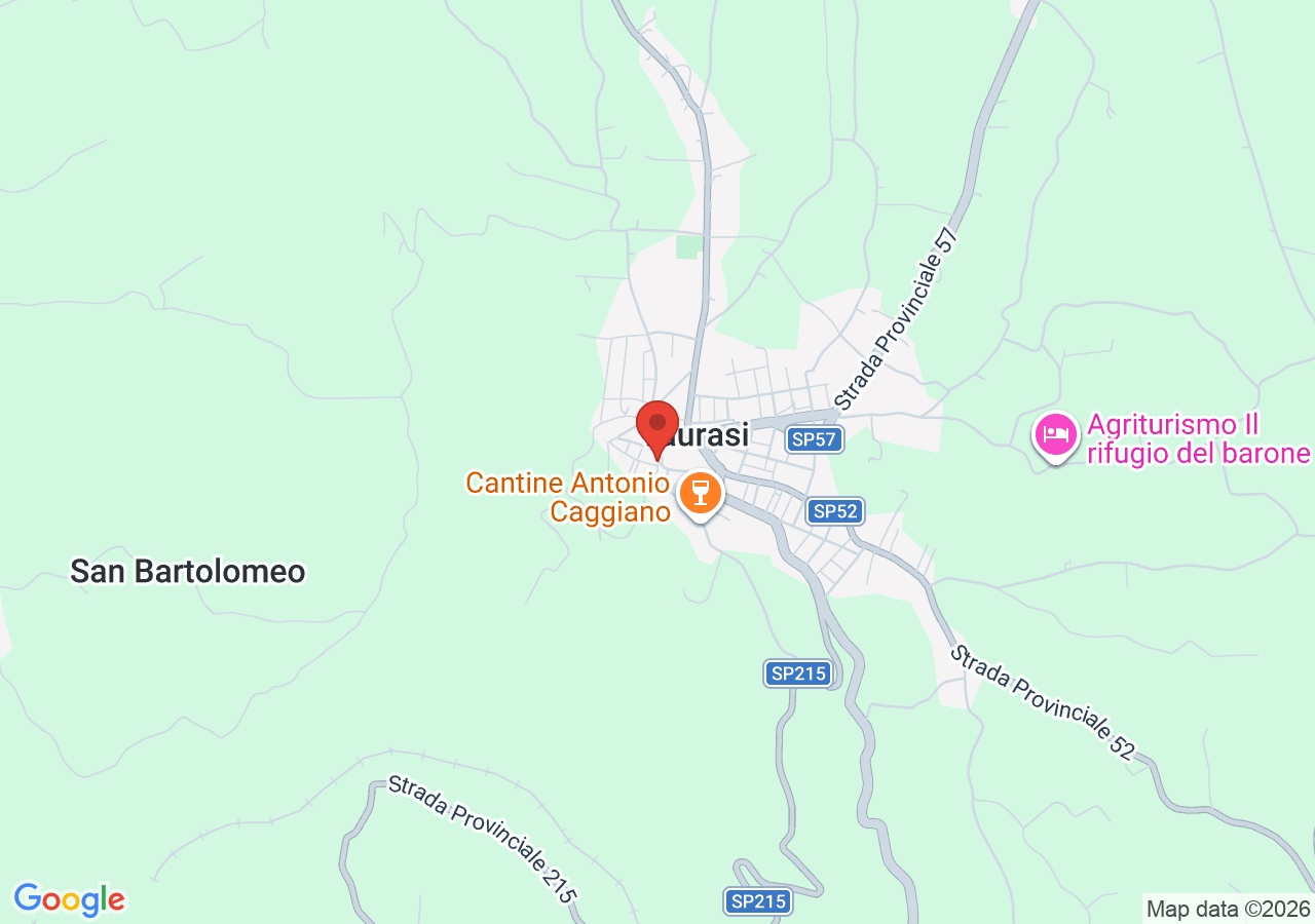 Mappa di Castello di Taurasi