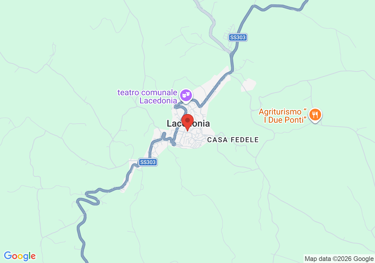 Mappa di Castello Peppacoda a Lacedonia
