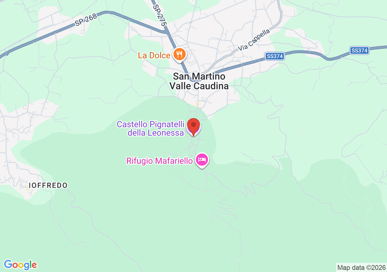 Castello Pignatelli della Leonessa a San Martino Valle Caudina