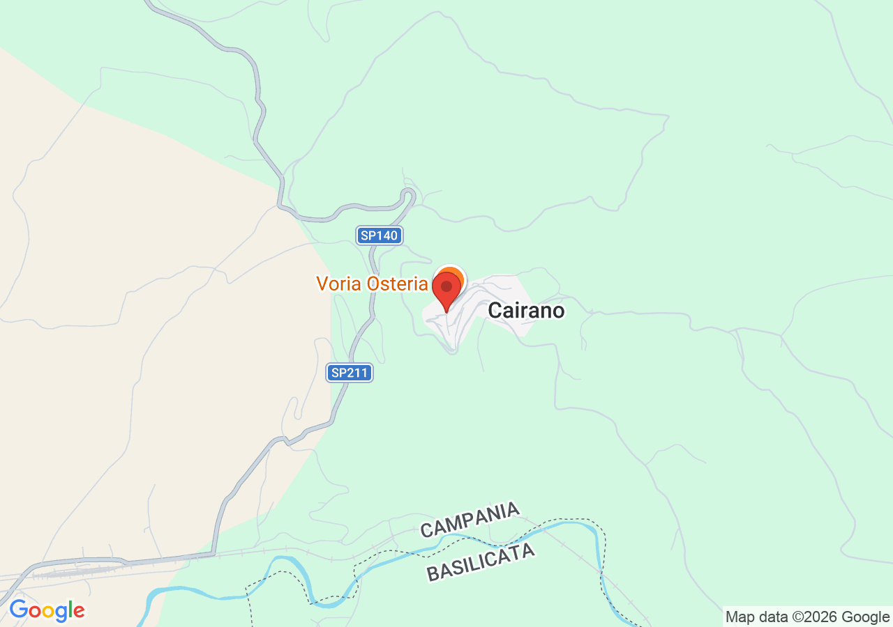Mappa di Centro storico di Cairano