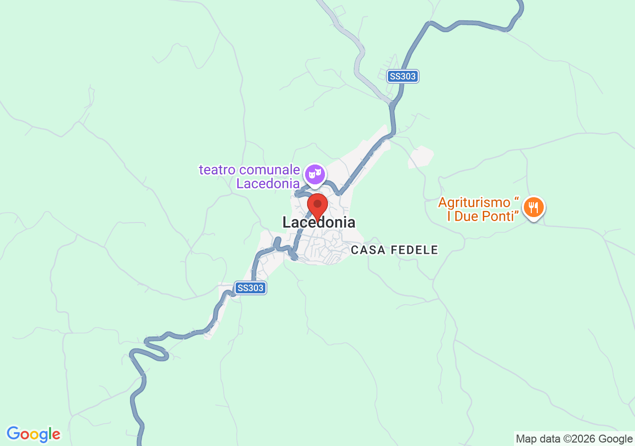 Mappa di Centro storico di Lacedonia