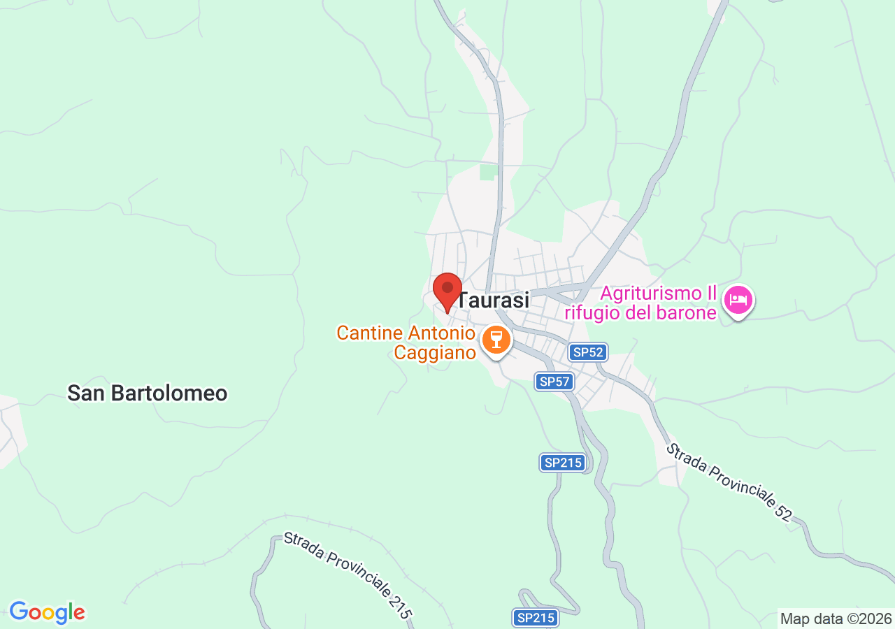 Mappa di Centro storico di Taurasi