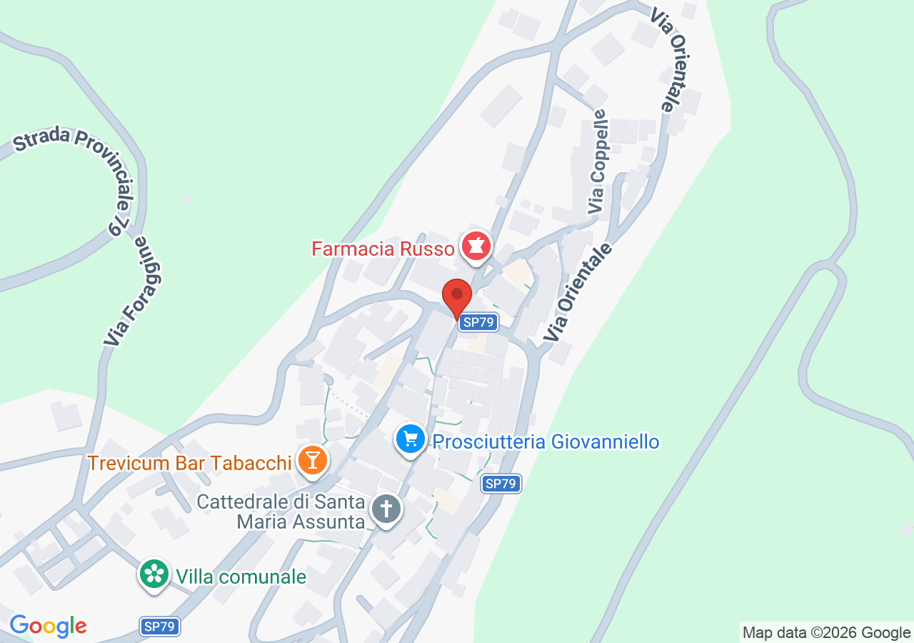 Mappa di Centro storico di Trevico